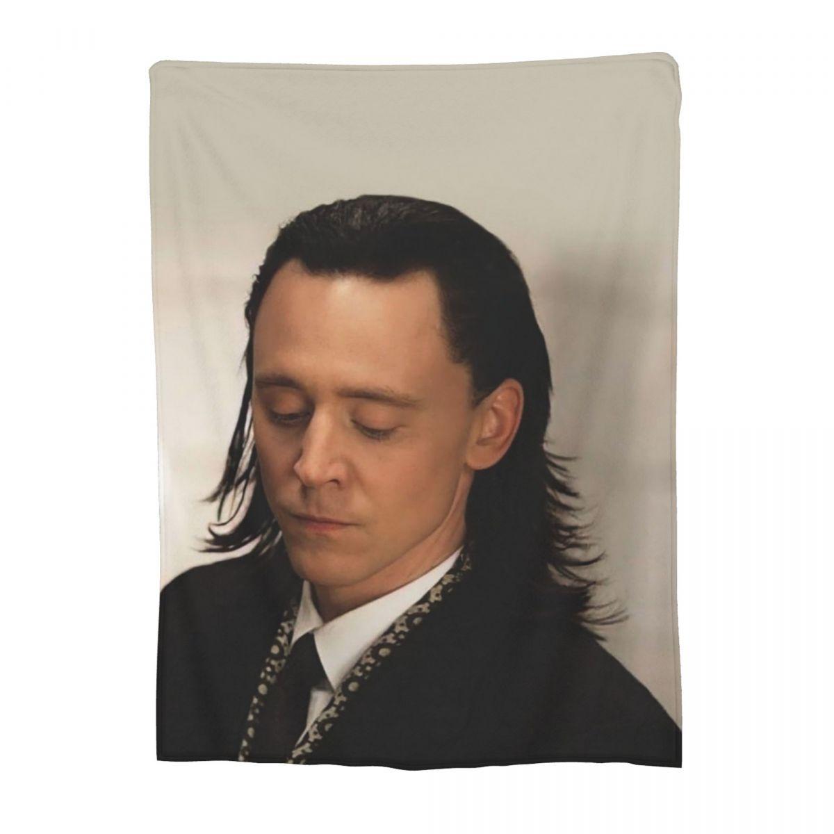 HD Latest Tom Hiddleston Collage Actor Blanket Fleece Throw Blanket Breathable Throw Blankets for Couch Bedding Throws Bedspread 80x120cm