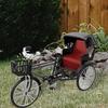 1/12 Scale Metal Tricycle Wheel Toy Collectible Model Scenery Retro Miniature Sculpture for Kids