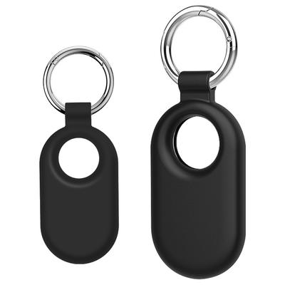 Etui silikonowe etui ochronne wodoodporne miękkie etui ochronne pokrowiec skórzany z brelokiem do Samsung Galaxy SmartTag2