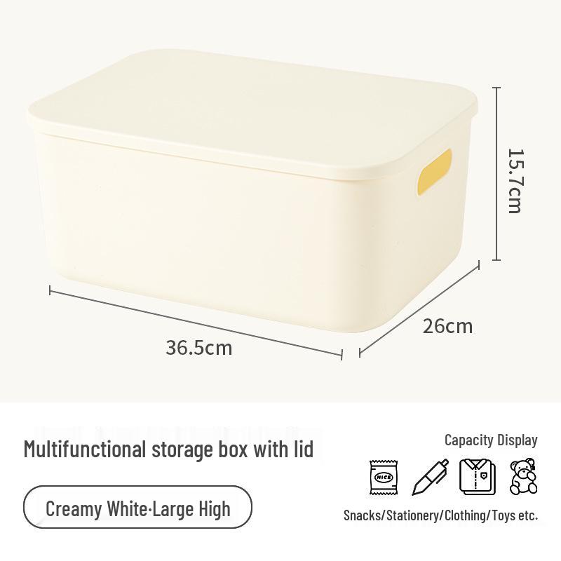 Stapelbarer Kunststoff-Aufbewahrungsbehälter für Haushalt, Wohnzimmer, Schlafzimmer, Studentenwohnheim - Spielzeug-Organizer