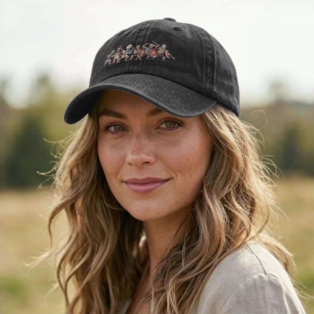 Roman Legion Soldiers Centurions Of The Empire Baseball Cap Unstructured Unisex Distressed Denim Snapback Hat Outdoor Adjustable