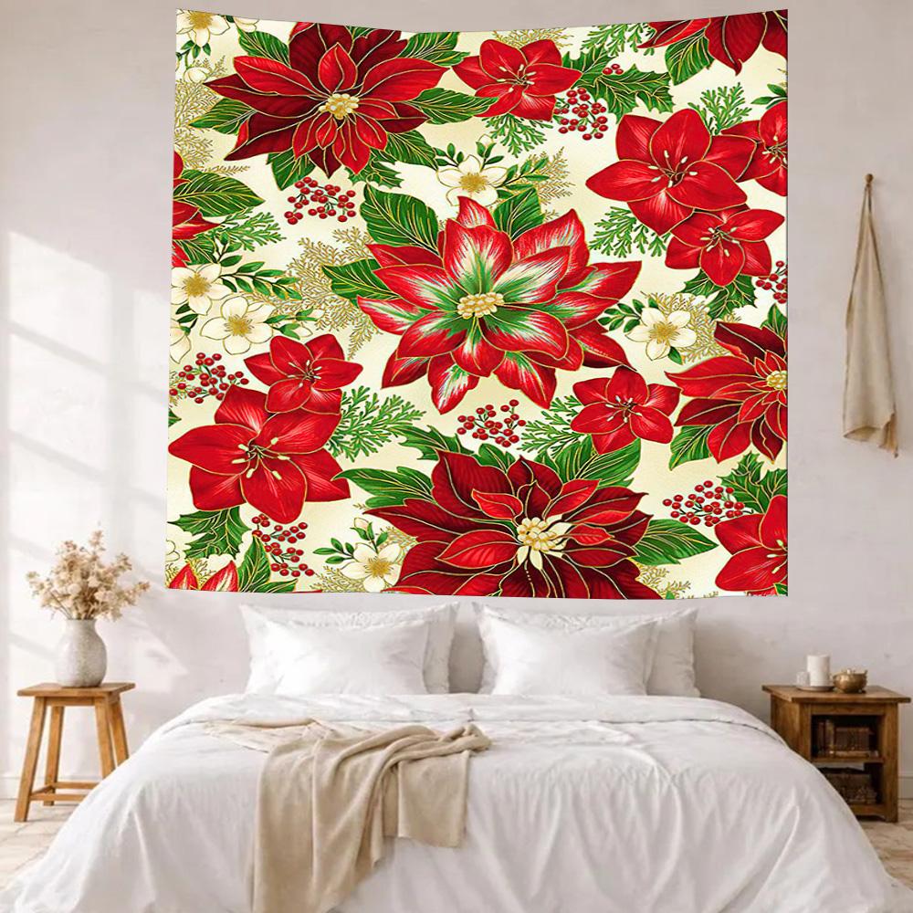 Christmas Wall Decor Tapestry Art For Pet Memorial Birthdaywedding Party Backdrop Family Gift