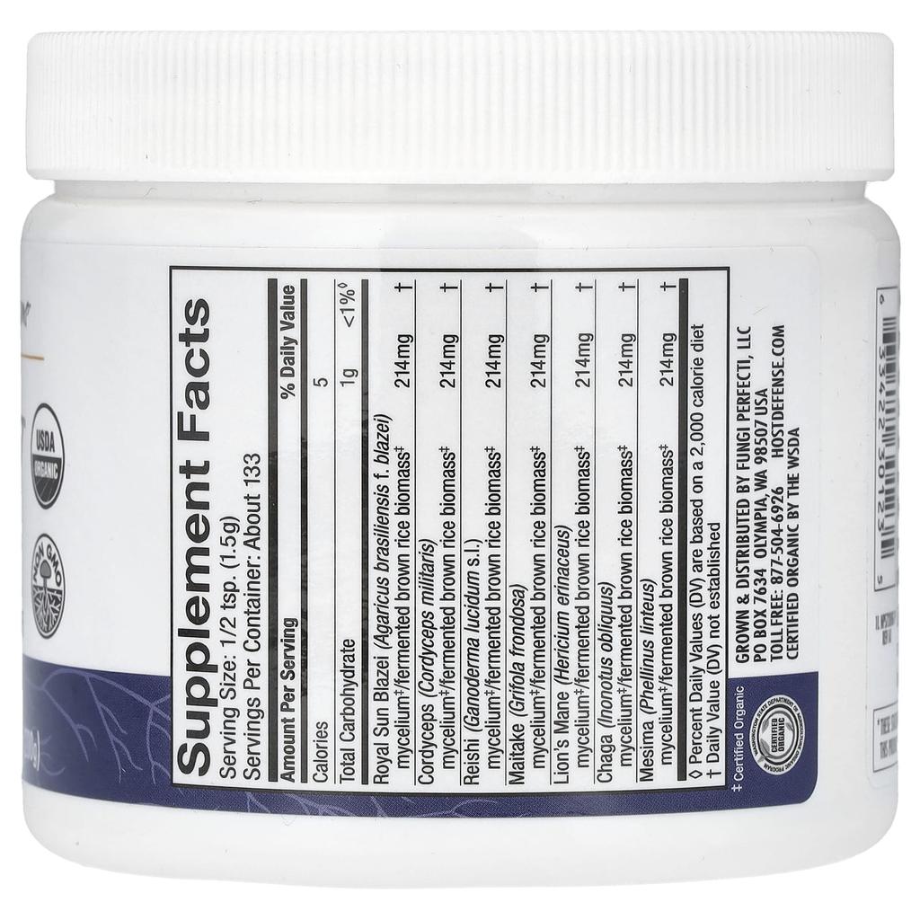 Mushrooms, Stamets 7, 200G(7Oz)