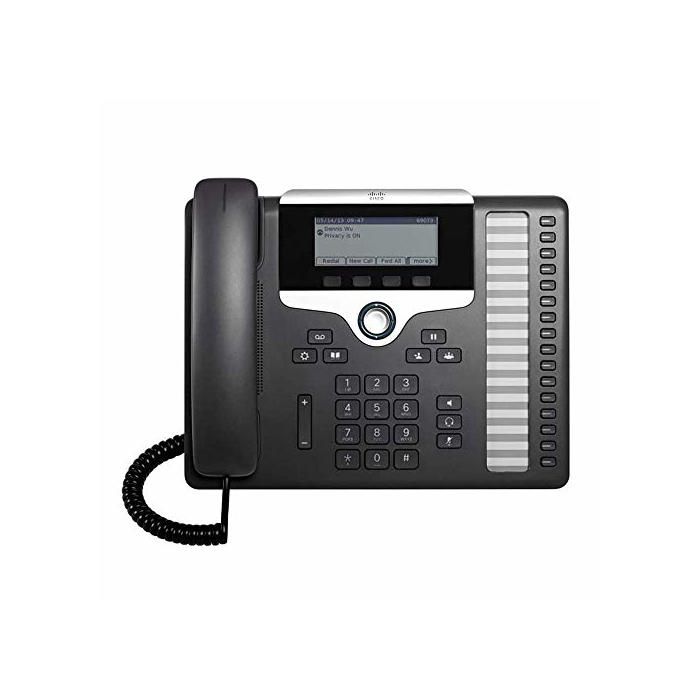 Cisco IP Phone 7861 VoIP Phone - SIP, SRTP - 16 Lines - Black