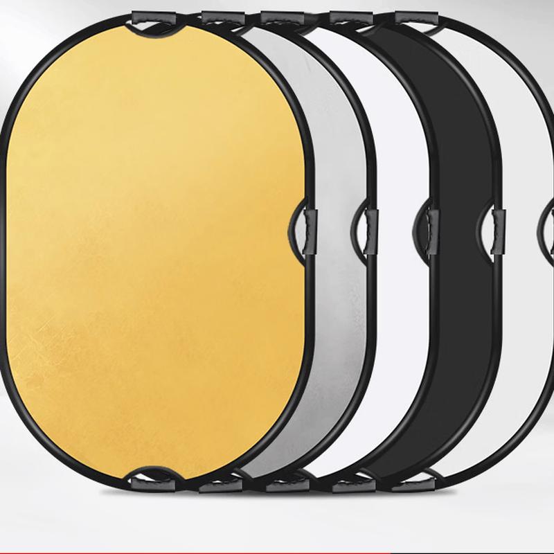 OLOEY 5-in-1 Hard Handle Collapsible Photography Reflector