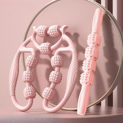 2 Pieces Massage Roller Versatile Portable,Fitness,Handheld,Circular Leg Clamp Tool for