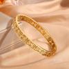 Female Daisy Titanium Steel  Simple Design Hollow Petal Temperament Versatile  Jewelry 