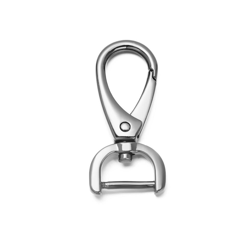 16mm/20mm/26mm Metal Belt Keychain Trigger Clips Pet Leash Hooks Detachable Snap Hook Leather Strap Buckles