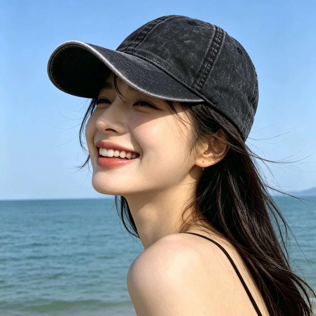 European and American new spring and autumn men's and women's washed sunshade baseball caps, adult old sunscreen sun caps
