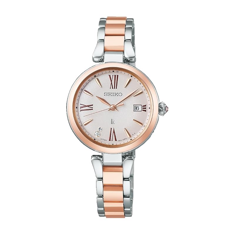 

[Seiko Watch] watch Rukia Grow SSQW082 ladies silver + pink gold