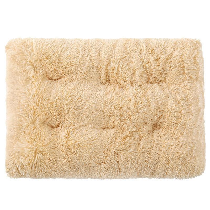 Plush Warm Dogs Sleeping Bed Mat Soft Fleece Pet Blanket Mat Detachable Cat Puppy Mat Cushion for Small Medium Large Dogs Bed