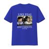 Forest Gump And Jenny Mens T Shirt Like Peas Carrots Classic Comedy Movie Print Vintage Washed Top For Everyday Wear Homme