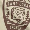 SpongeBobed Movie Camp Coral T-Shirts for Men Vintage Cotton Tee Shirt Crewneck Short Sleeve T Shirt Summer Clothing