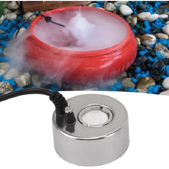 DC 12V Mist Maker Fogger Ideal for Rockery, Fishtank, Birdbath Decor - Indoor Fountain Atomizer Reptile Humidifier Small Automatic Fogger