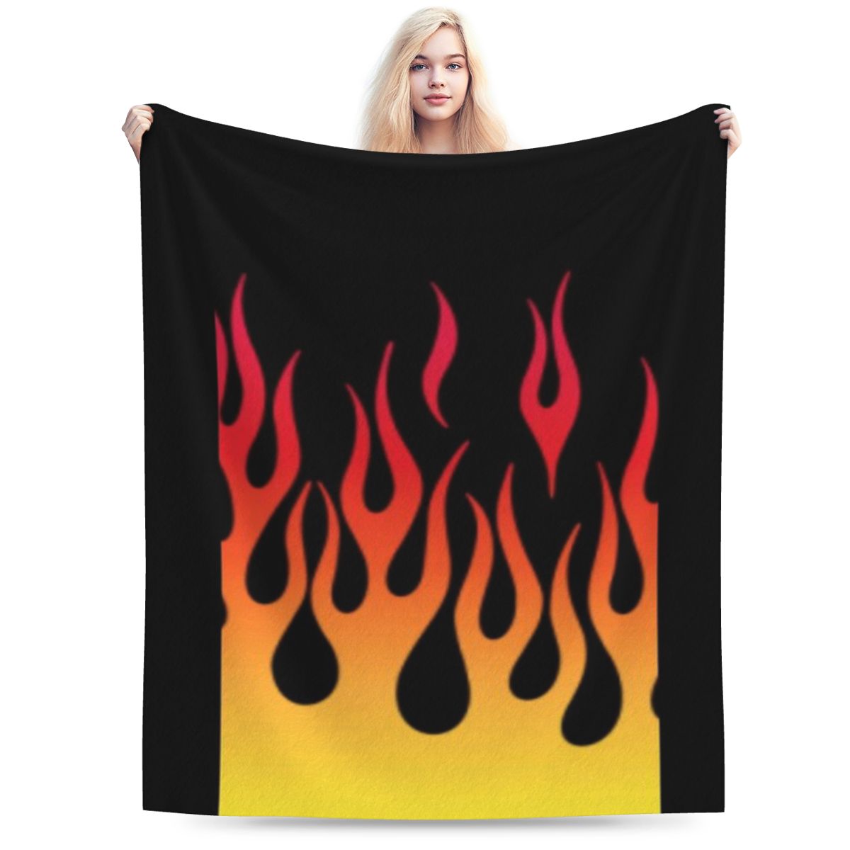 

Red Flame Phone Case Personalized Soft Party An UltraSoft Micro Fleece Blanket 75x100cm 30x40in