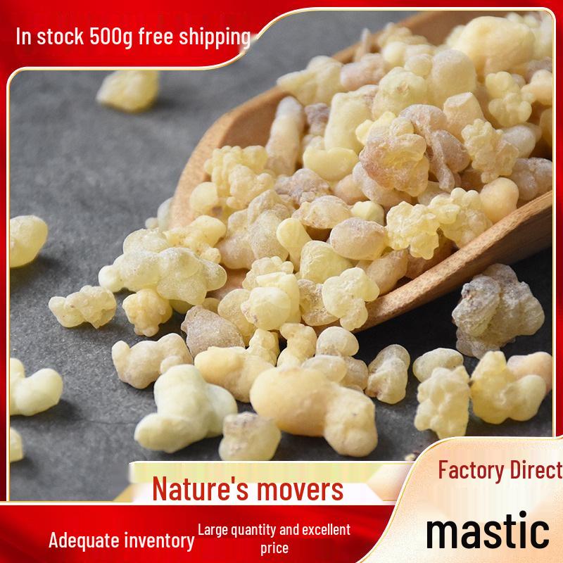 Natural Unsulfured Frankincense Beads, Myrrh with Chuanxiong Danshen Frankincense Powder Standard Frankincense 500g Bag