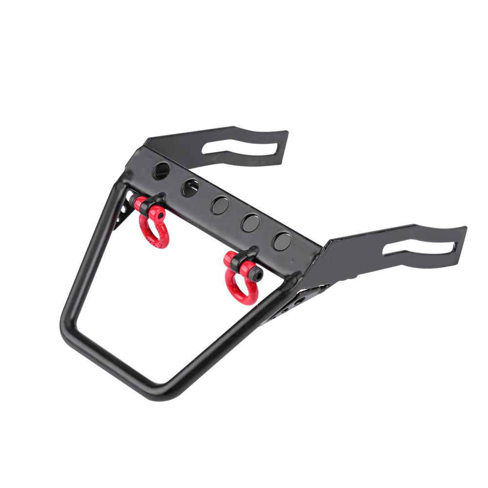 Suport troliu pentru bara de protectie fata din otel RC Crawler pentru masina cu telecomanda Axial SCX10 110 (Apartament)