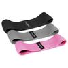 Wozinsky 3er-Set Stoff-Widerstandsbänder Miniband für Yoga-Fitness-Crossfit-Übungen (WFB-01)