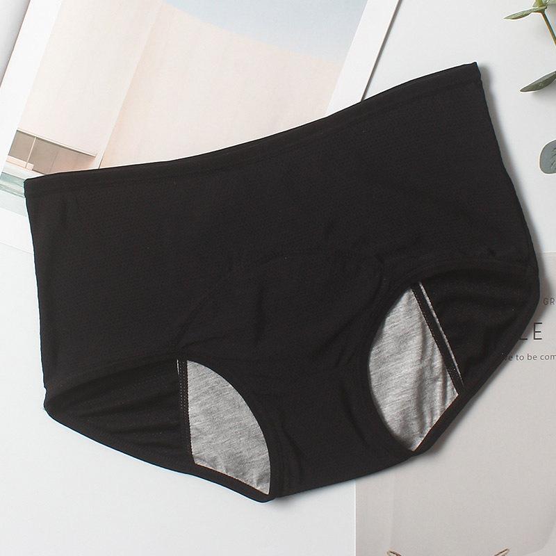 Menstrual Panties Underwear Breathable Leak-Proof Large Size Mid-High Waist Sanitary Panty