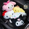 Cute Kuromi Hello Kitty Cartoon Car Neck Pillow Headrest Interior Pillow Soft Comfortable Travel Pillow for Car