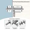 Sliding Bolts Latch Hasp Stainless Steel Heavy Duty Door Lock Gate Safety Toilet Door Lock for Wood Fence Interior Door