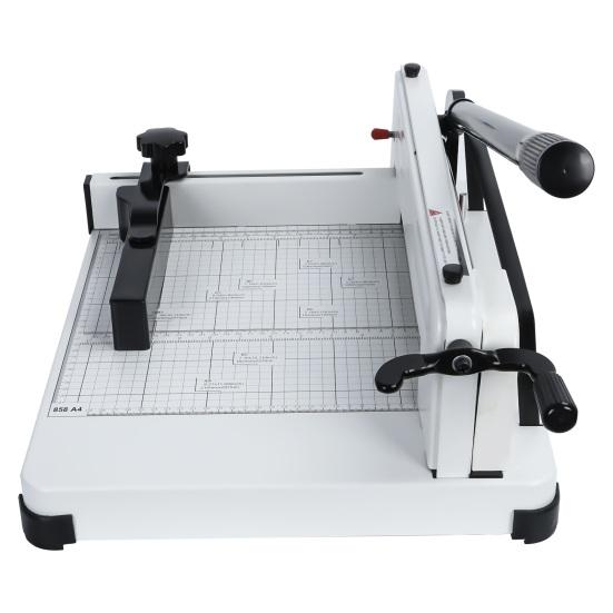 Accurate Cutting Paper Trimmer with Anti-slide Rubber Feet A4 Paper Trimmer with Built-in Clamp 400 Sheets Cutting Capacity Cardstock Trimmer