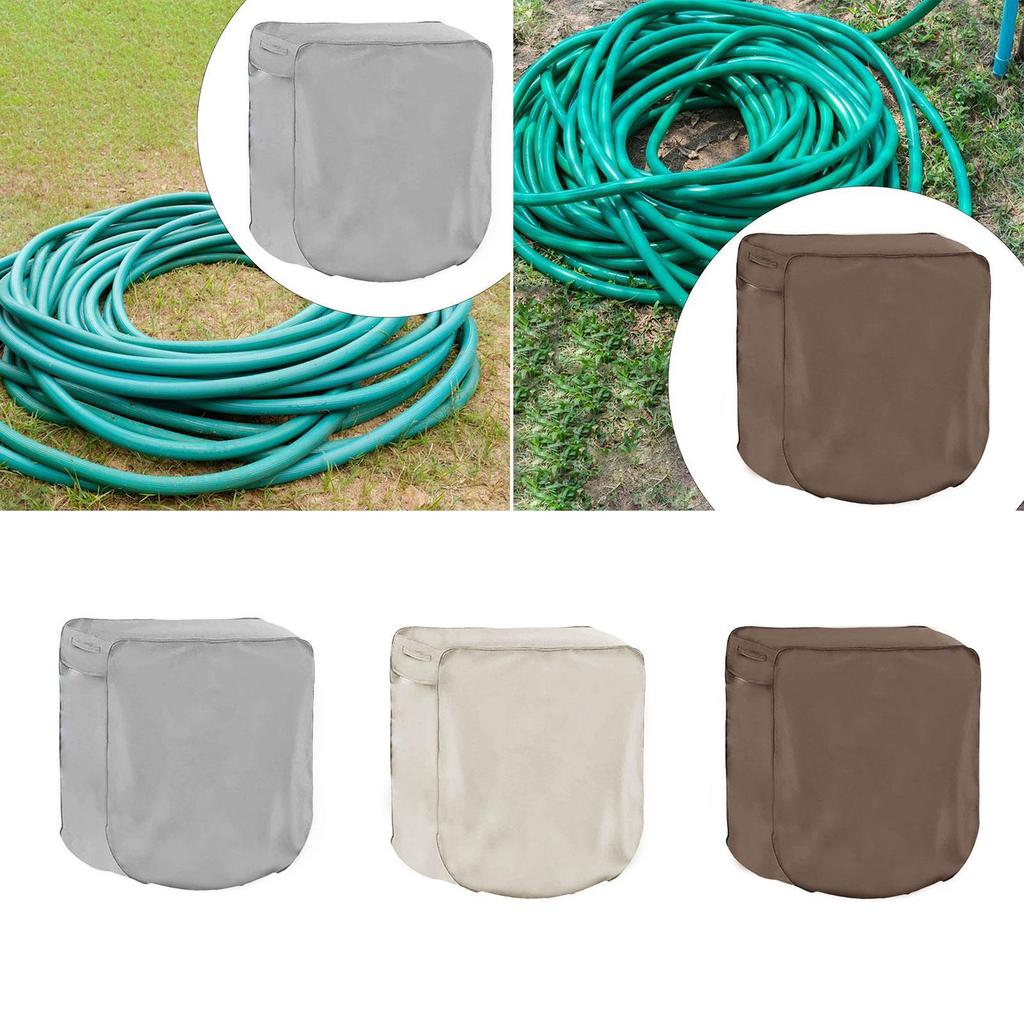 Retractable Hose Reel Cover Protective Cover for Courtyard Outside Outdoor