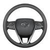 Toyota Steering Wheel Cover for IZOA, Levin, RAV4, Venza, Highlander, Camry, and New Corolla - Leather