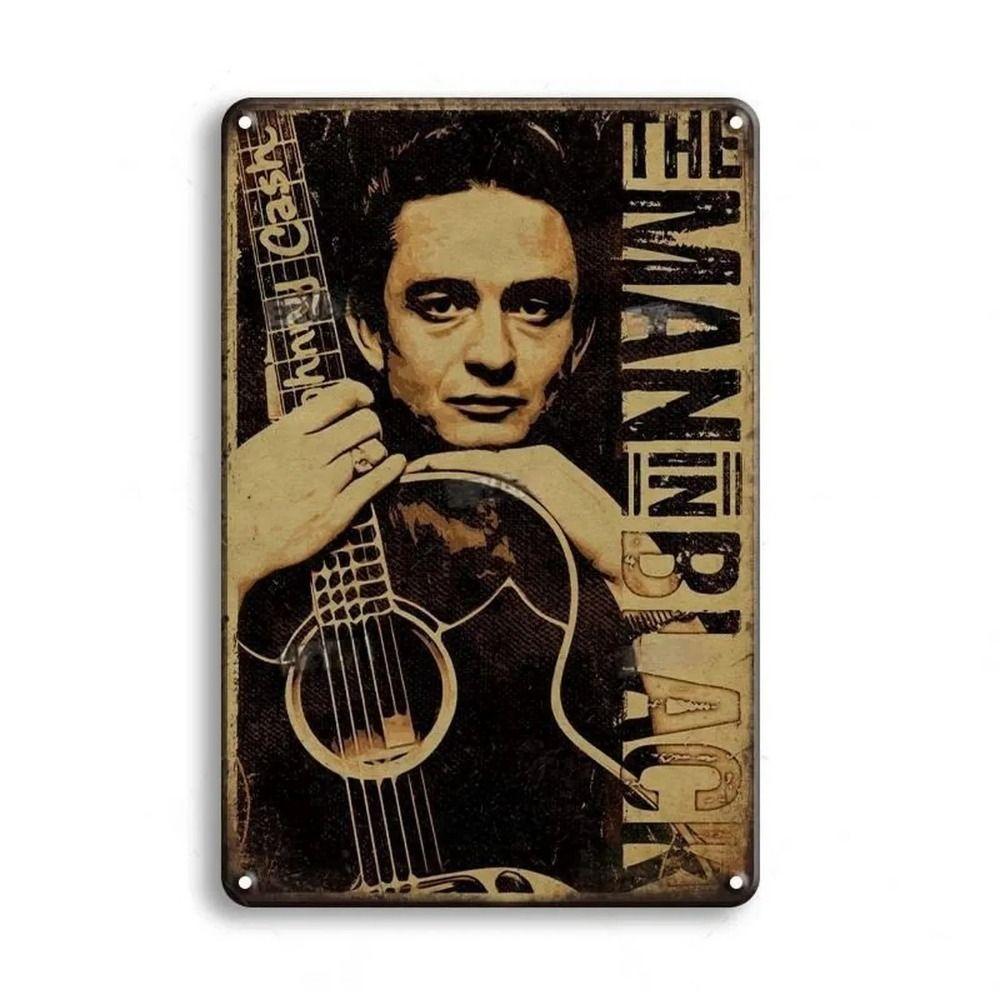Rock Band Tin Signs, Metal Music Wall Decor 20x30cm