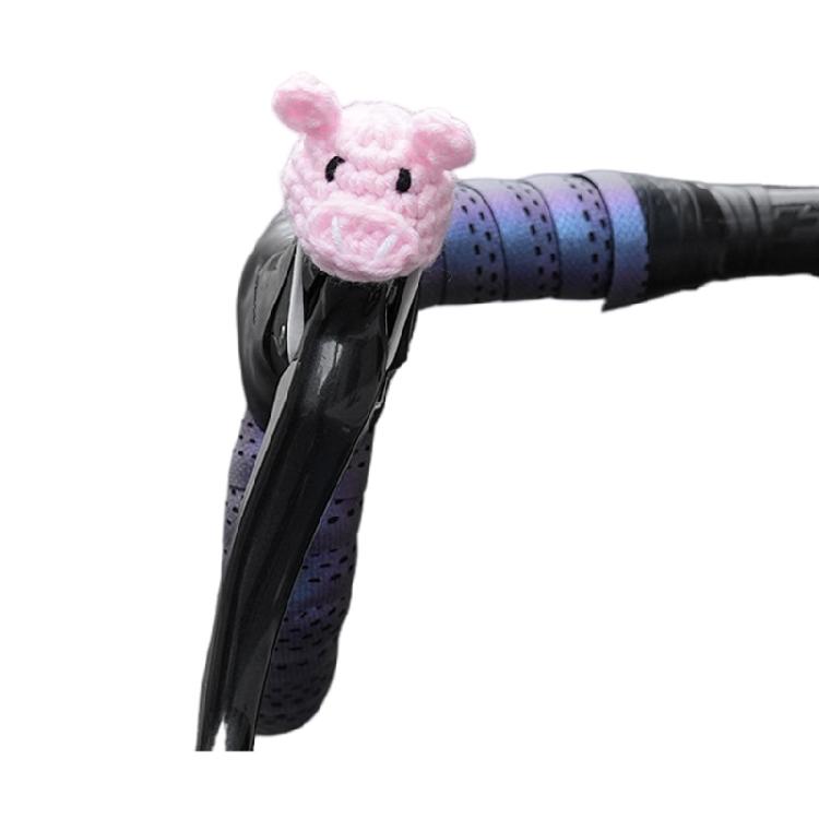 Cartoon Knitted Hat Decorative Caps Mountain Bike Brake Lever Small Hat Childrens Bike Decoration Cycling Brake Part