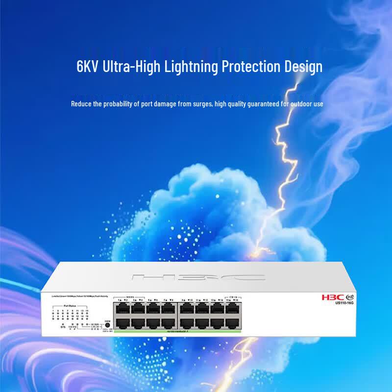 H3C US110-16G 16-Port Gigabit Cloud Managed Switch