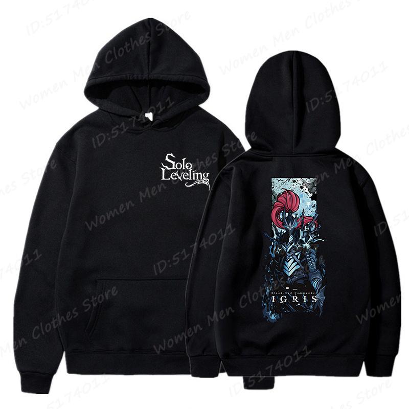 Hot Anime Lover Gift Jacket Solo Leveling Print Hoodies Men/Women Comic Sung Jinwoo Harajuku Hoodie Unisex Streetwear Pullovers