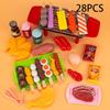 Pretend Barbecue Play Food Kids Toy Set House Simulation Kitchen Food Assembling