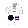 Weaving Yarns Knitting Tool Weave Accessories Kits Circular Knitting Needle Set Aluminum Interchangeable Crochet Needle