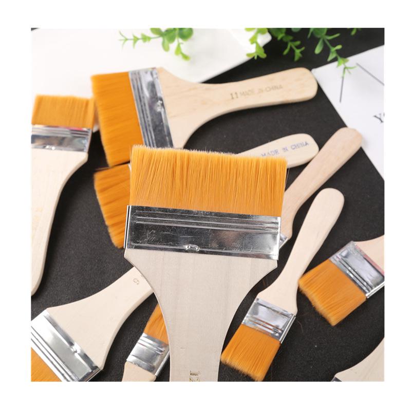 Nylon & Hog Bristle Multi-Use Brush Set for Painting, Barbecue & Cleaning
