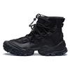 Li Ning Textile, TPU Slip Resistant Abrasion Resistant High Top Sports Casual Shoes Men's Black AGLS153-2