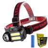 USB Rechargeable COB LED Headlamp with Sensor