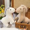 Simulation Standing Foal Plush Doll with Mane Cartoon Horse Stuffed Toy  Valentine's Day Gifts