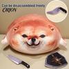 Novelty Home Decor 35/45CM What The Dog Doing Plush Toy, Funny Shiba Plushie, Detachable Comfortable Stuffed Doll Knife Shield Doll, Soft Pillow,