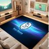 Sheffield Wednesday FC Custom Crystal Velvet Rug, Personalized Name Text Print, Football Logo Soft Non‑Slip Floor Mat Home Decor Gift