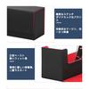 Absdefen Magnetic Loader Case, Card Loader Box, PU Leather, Large Capacity, Horizontal or Vertical Loading, Dice Organizer, Card Case, Deck Case, Card