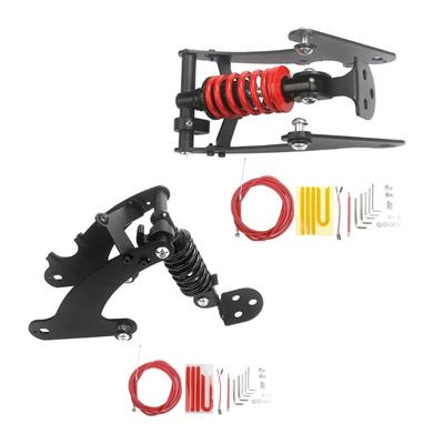 Suspensión Trasera Avanzada Pieza de Repuesto de Suspensión Trasera de Acero de Alta Calidad con Luz Trasera Brillante para Patinete Eléctrico