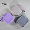 Soft Silicone Key Organizer Coin Pouch with Zipper And Wrist Strap, Square Shockproof Mini Change Holder Storage Bag, Lightweight Compact Purse