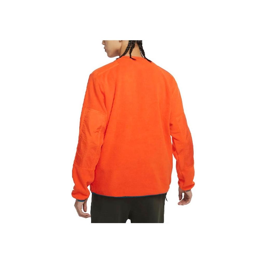 Nike Therma-Fit Logo Embroidery Fleece Pullover Sweatshirt Chinese New Year Edition Men Tops Orange DQ5062-817