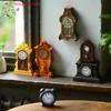 (YOUU06)Hot 1/8Pcs Doll House Accessories 1:12 Dollhouse Miniature Wall Clock European Vintage Clock Furniture Model Decor Toy