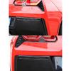 For Chevrolet Corvette C7 2014-2019 ABS Black Car Rear Tail Light Rear fog lamps Blackout Cover Trim Sticker Car Accessories
