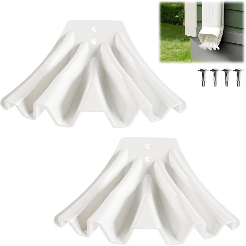 

1/2Pcs Gutter Downspout Painwater Disperser Tool Drainage Quick Dispersal Tool Gutter Downspout Diverter For 3 X 4 /3 X 2