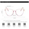 Blue Light Blocking Glasses Fashion Women Anti Eye Strain Computer Eyeglasses Frames Anti UV Clear Lentes Opticos Para Mujer New