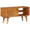VidaXL Meuble TV 85x35x47 cm Bois massif de manguier