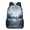 Dolphin Ocean Animal Print Children School Bag Girls Boys Casual Backpack Student Schoolbag Teenager Daily Storage Rucksacks
